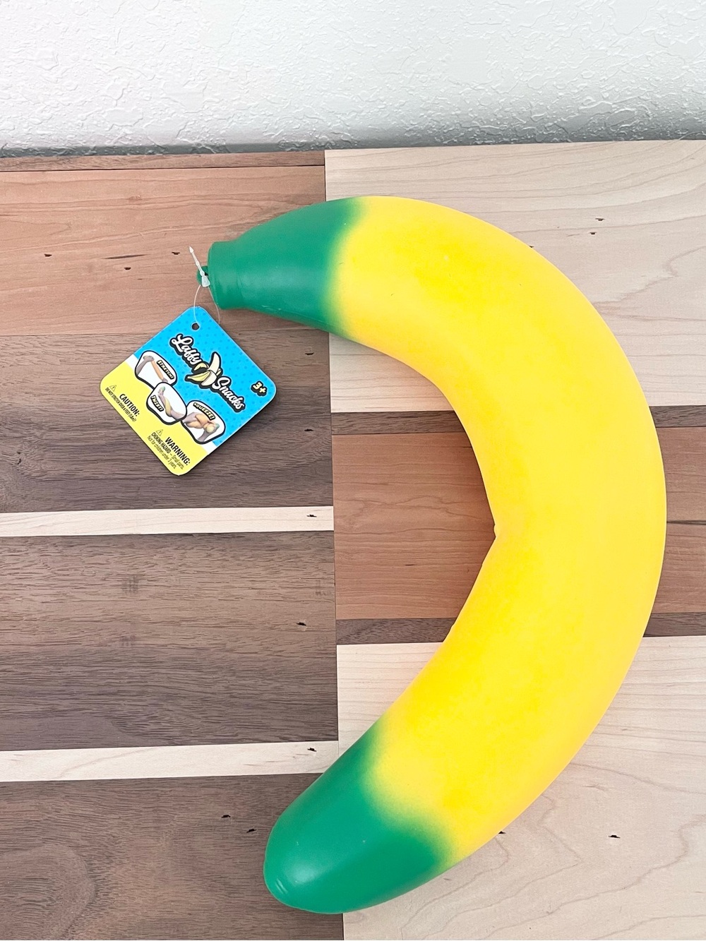 Sunny Days Toymendous Laffy Snacks 14” Squeeze Banana Squishy